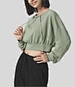 oversized cropped sweatshirt